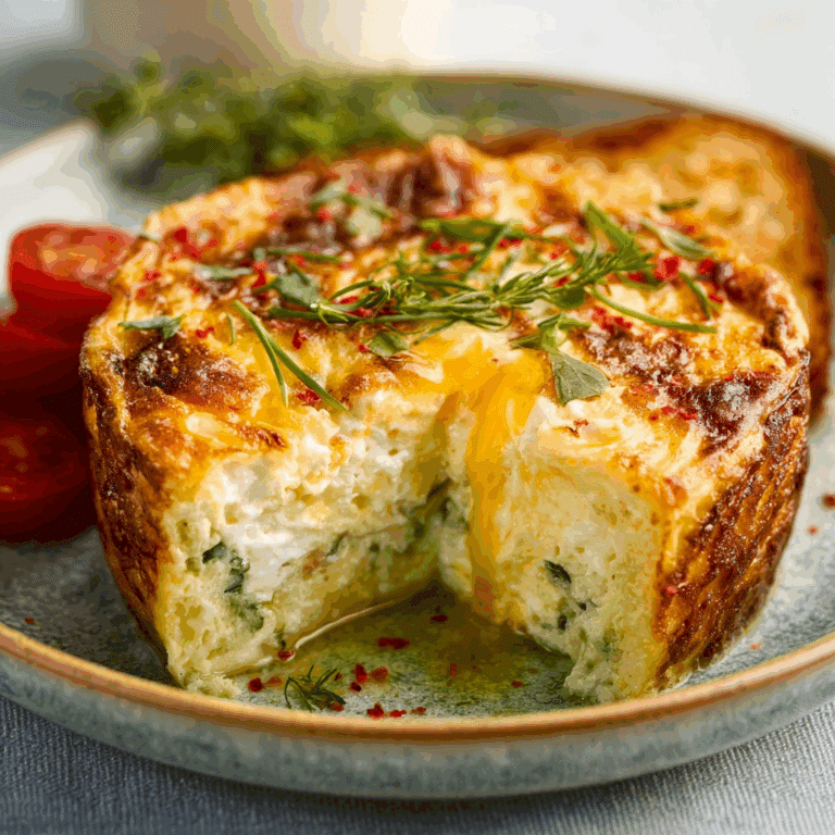 Baked Cottage Cheese Eggs