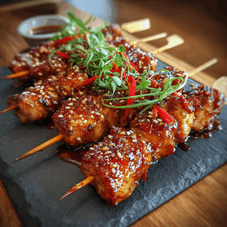 Bang Bang Chicken Skewers