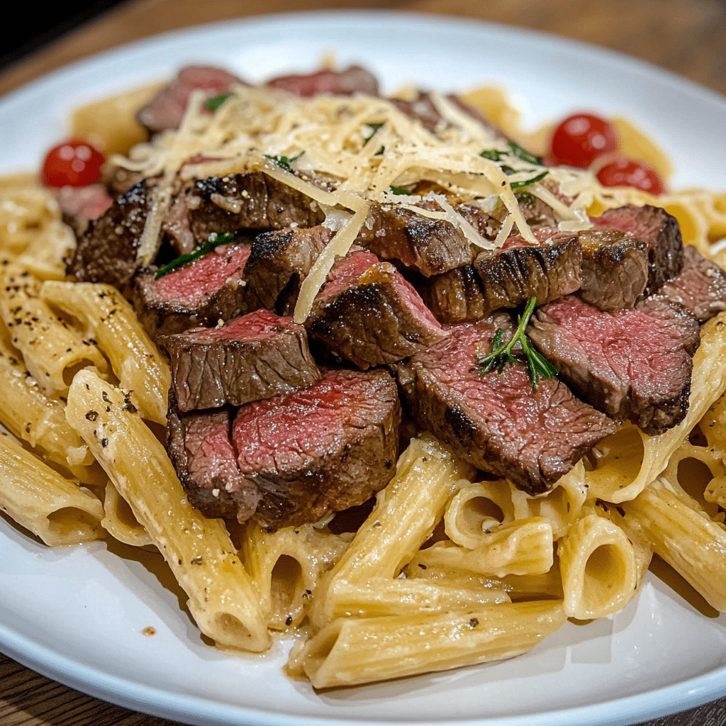 Beef Steak and Pasta Cooking Ideas