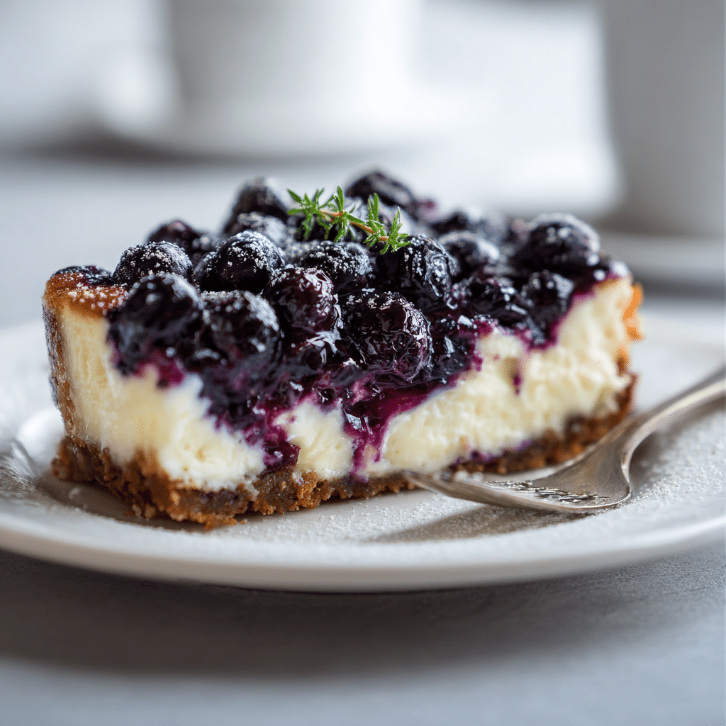 Blueberry Cottage Cheese Breakfast Bake
