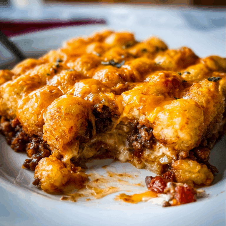 Cheeseburger Tater Tot Casserole