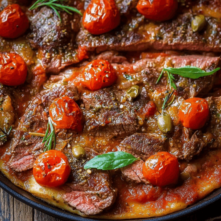 Classic Steak Pizzaiola