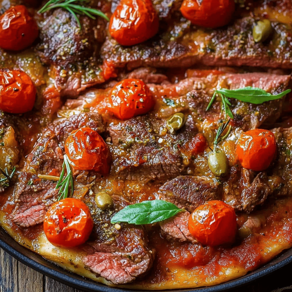 Classic Steak Pizzaiola