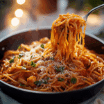 Cozy One Pot Spaghetti Dinner