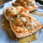 Crab and Shrimp Stuffed Salmon