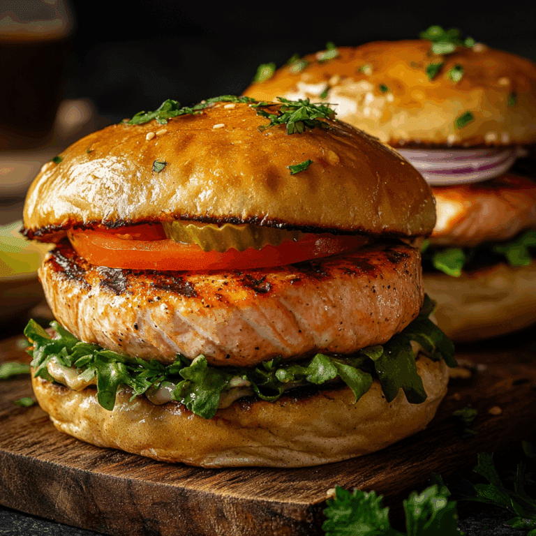 Delicious Salmon Burgers