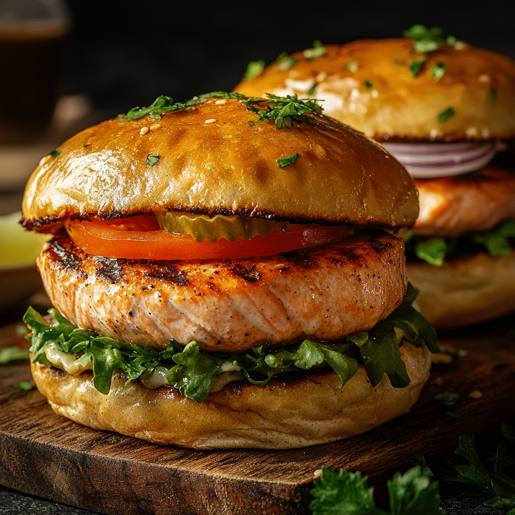 Delicious Salmon Burgers