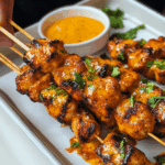 Easy Bang Bang Chicken Skewers