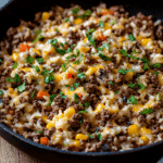 Easy Ground Beef and Rice Skillet