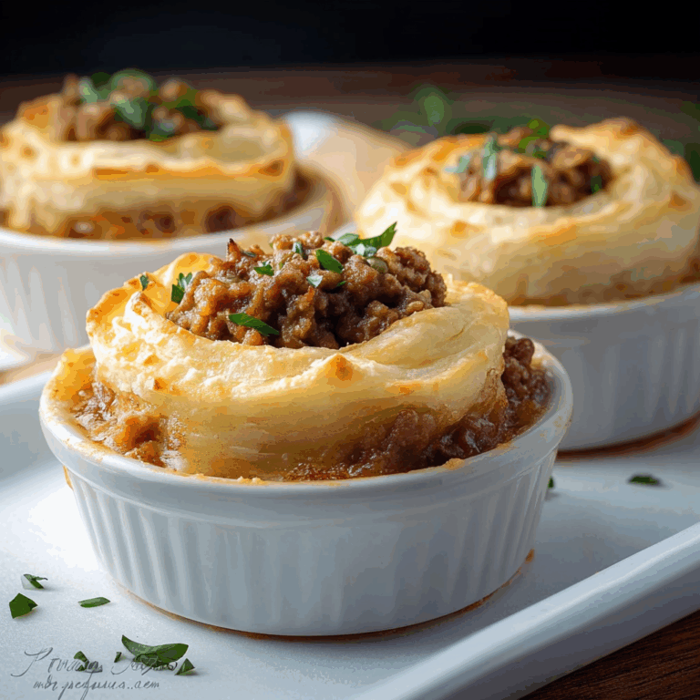Easy Mini Shepherd’s Pies