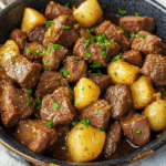 Garlic Butter Steak Bites Crockpot