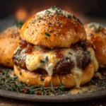 Garlic Parmesan Cheeseburger Recipe