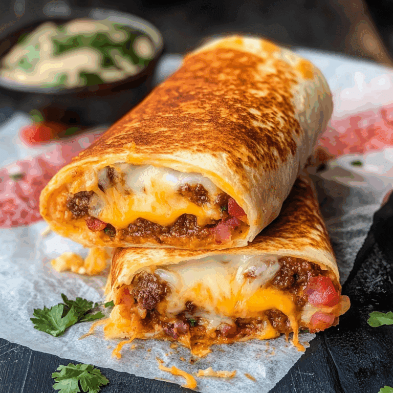 Grilled Cheese Burrito (Taco Bell Copycat)