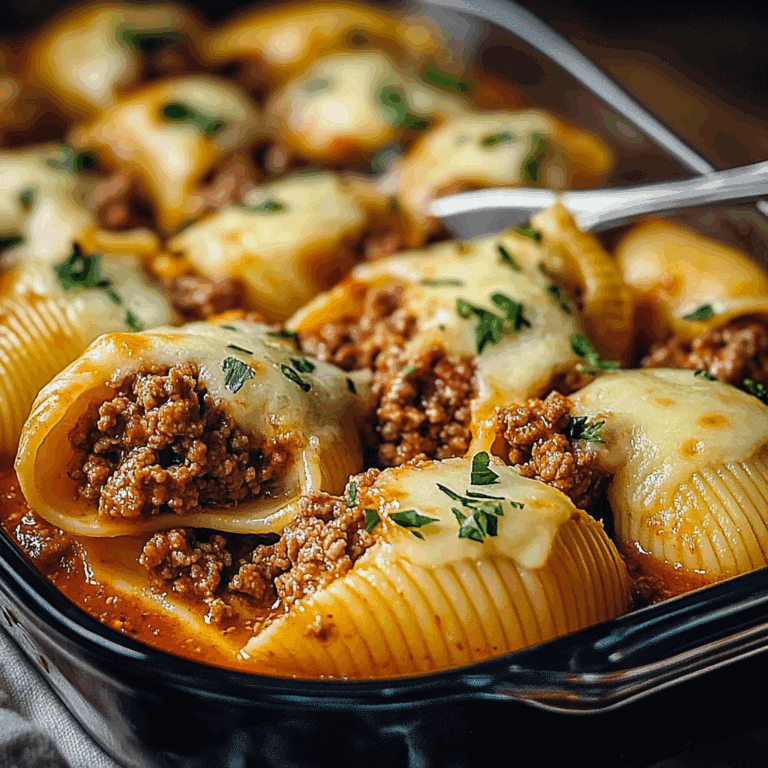 Ground Beef Stuffed Shells