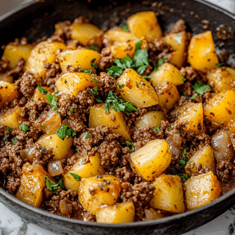 Hearty Ground Beef and Potatoes