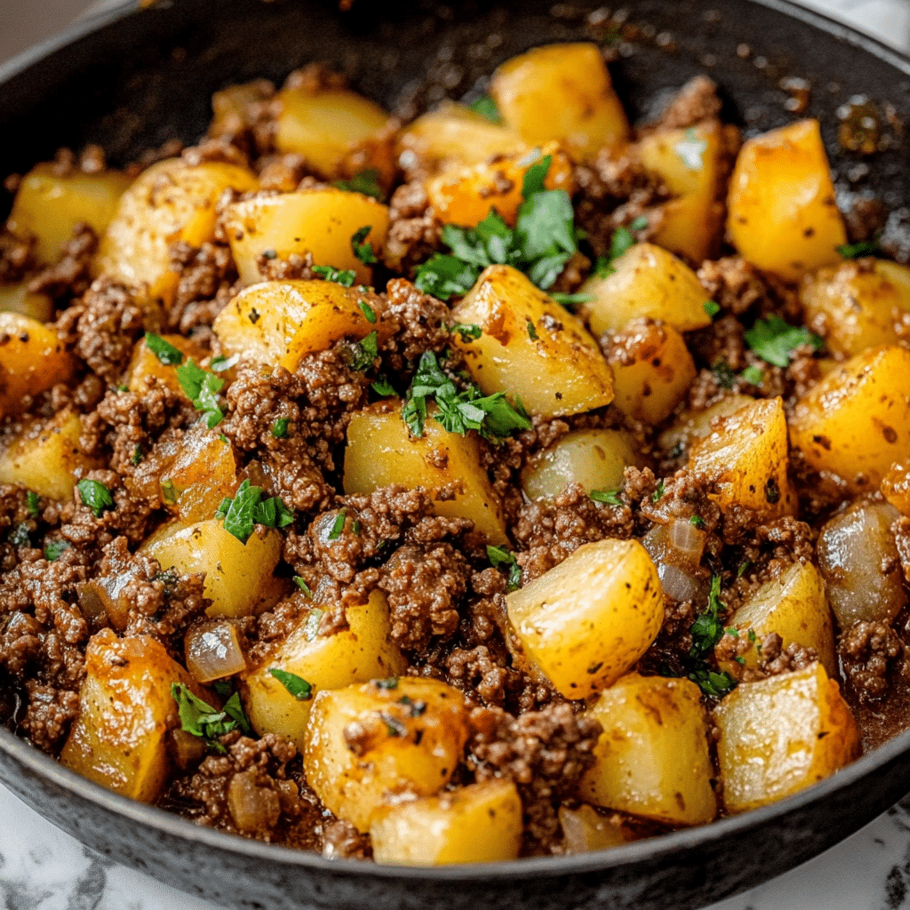Hearty Ground Beef and Potatoes