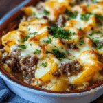 Hearty Hamburger Potato Casserole