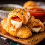 Mozzarella Pepperoni Croissant Rolls