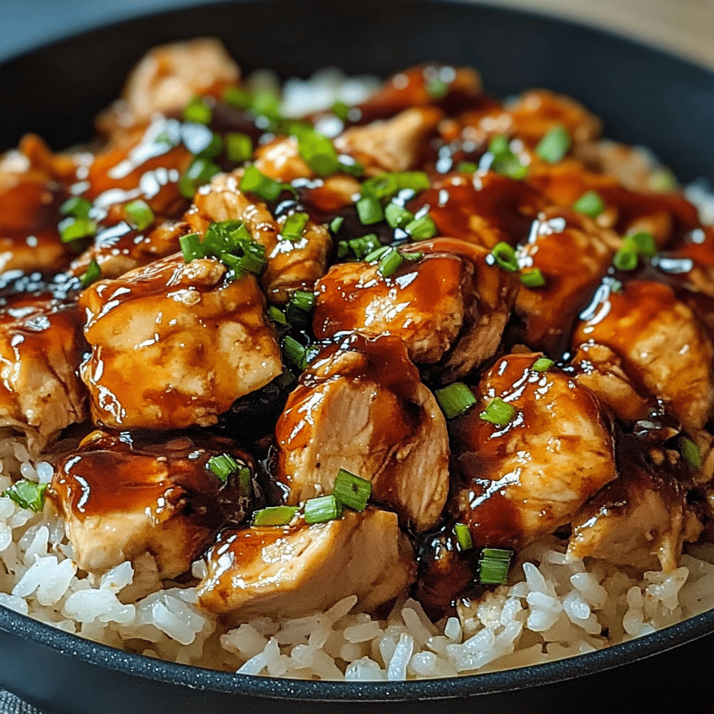 One-Pan Honey BBQ Chicken Rice