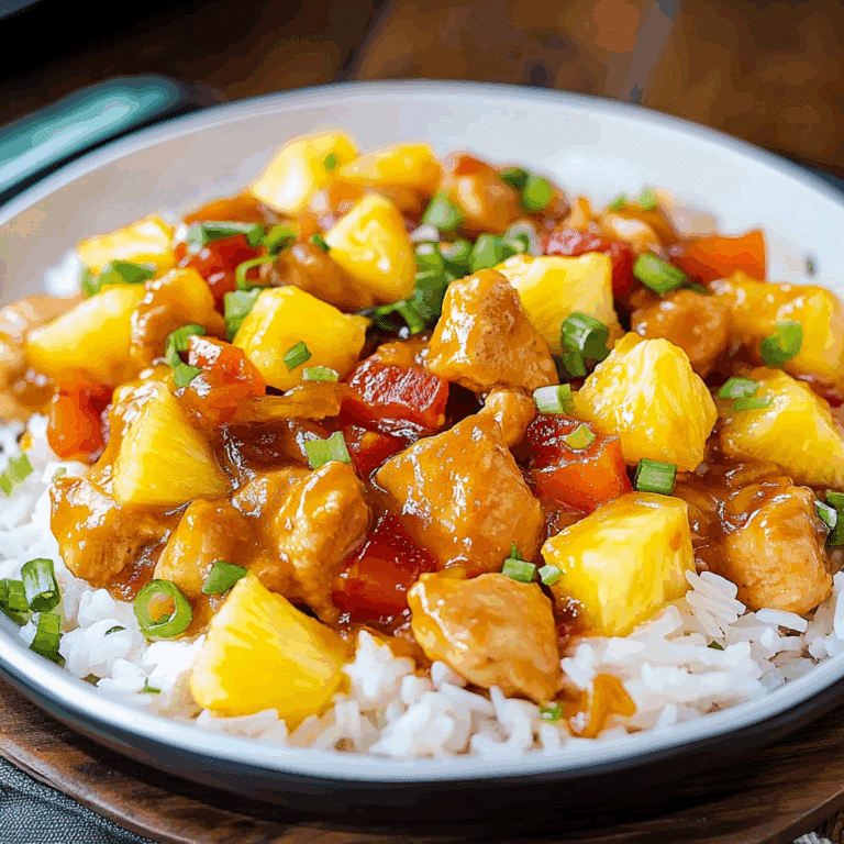 Pineapple Chicken and Rice