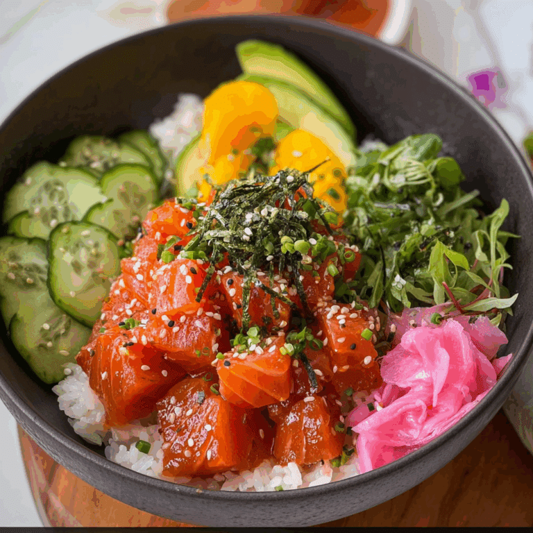 Salmon Poke Bowl Recipe