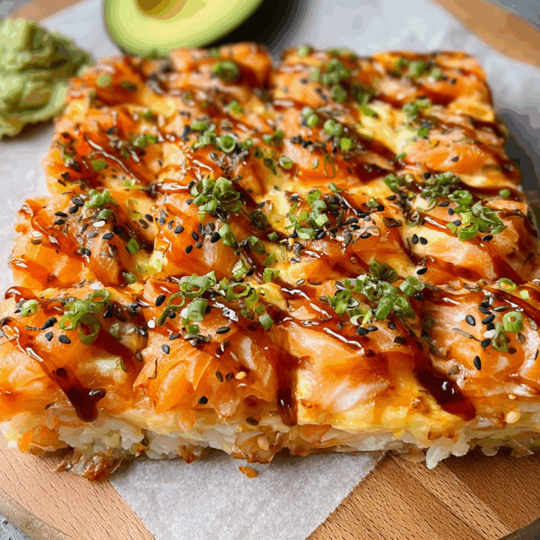 Salmon Sushi Bake Recipe