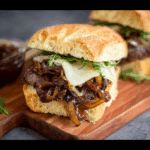 Savory Caramelized Onion Steak Sandwich