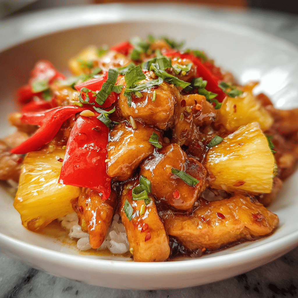 Sweet and Savory Pineapple Chicken