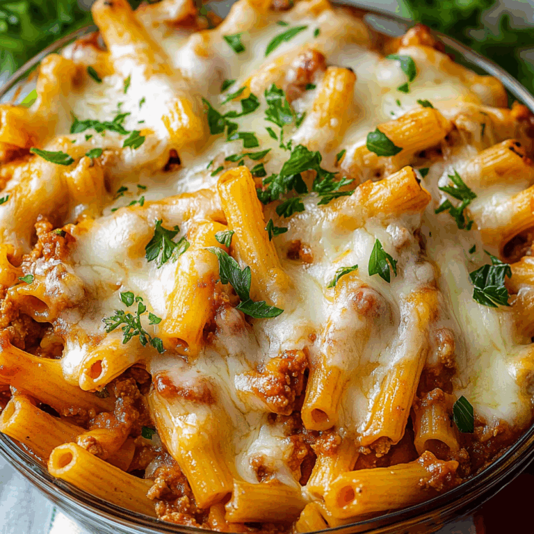 Ultimate Creamy Cheesy Baked Ziti