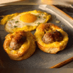 Baked Sausage Egg and Biscuits