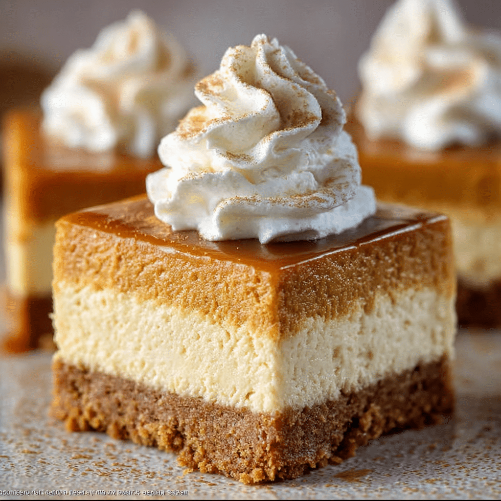 Best Pumpkin Cheesecake Bars