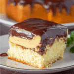 Boston Cream Poke Cake