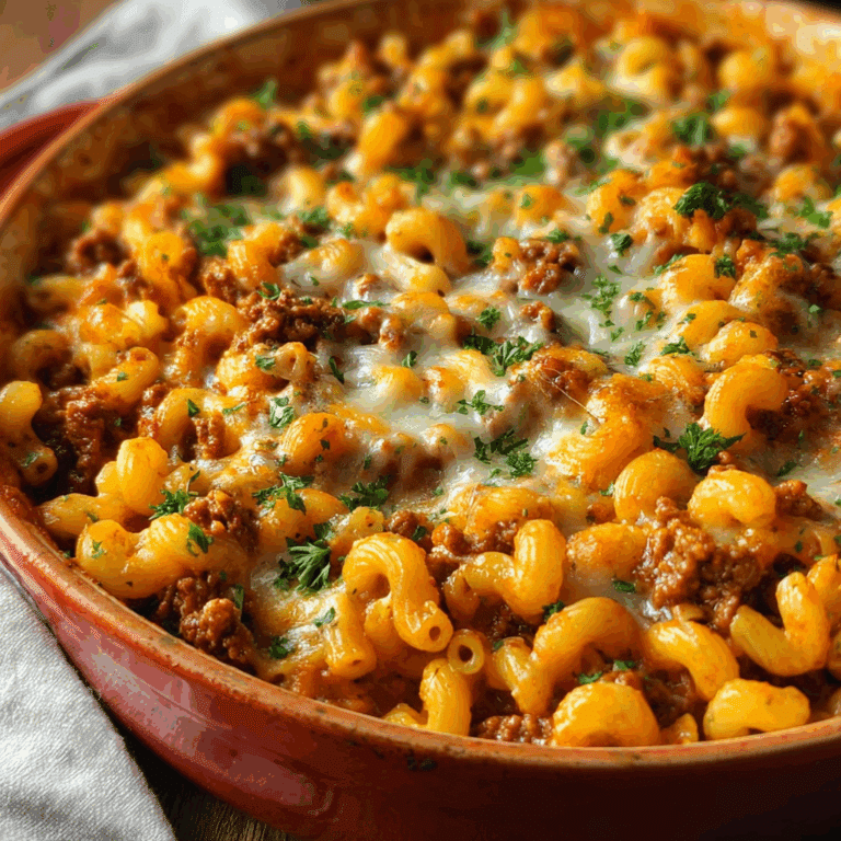 Cheesy Baked Goulash