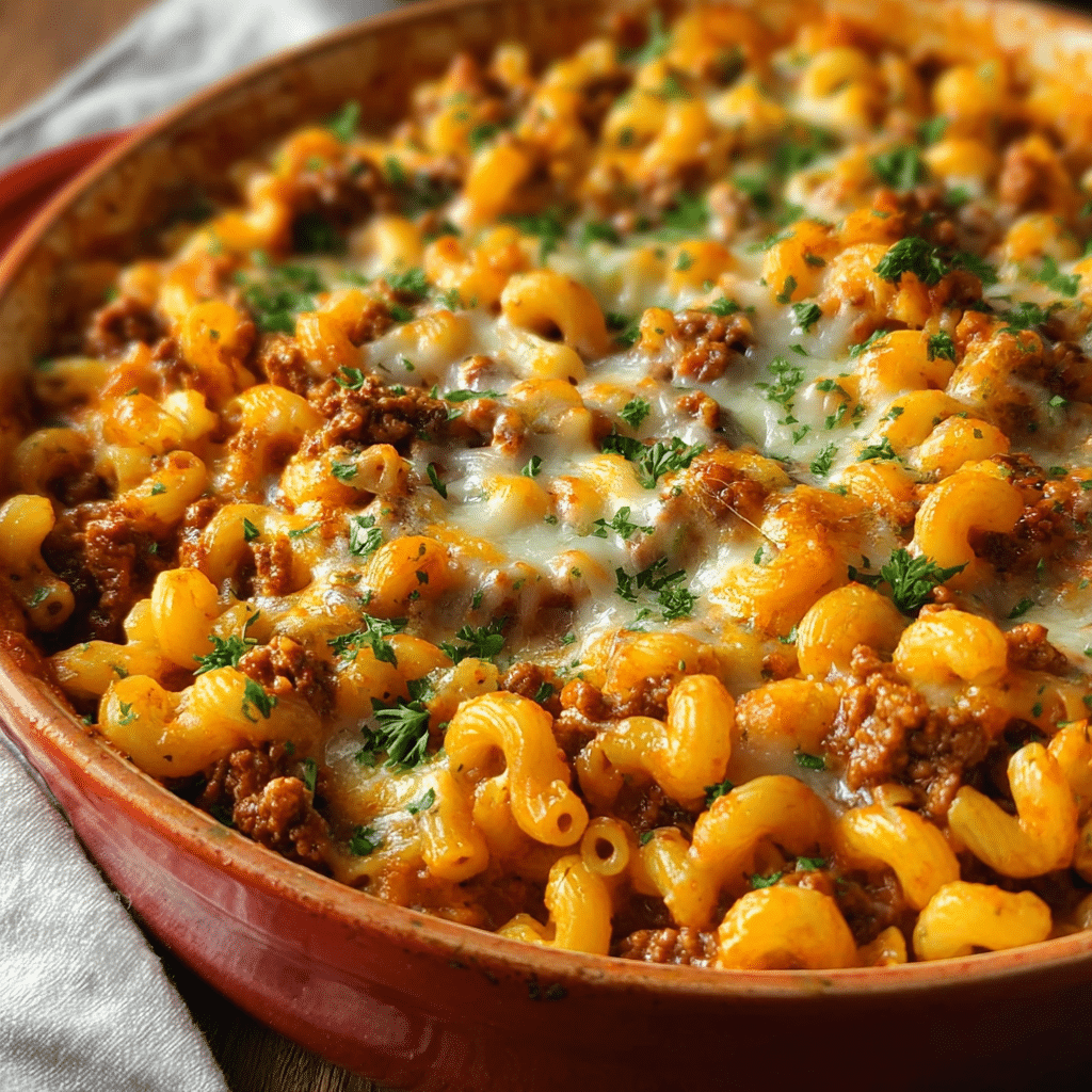 Cheesy Baked Goulash