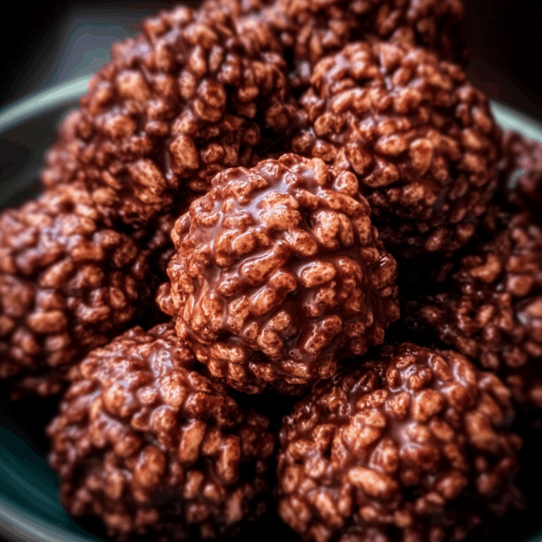 Chocolate Rice Krispie Balls