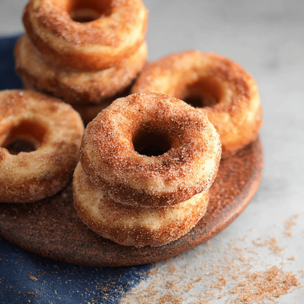 Easy Cinnamon Sugar Donuts