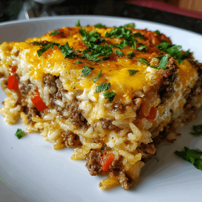 Ground Beef and Veggie Casserole