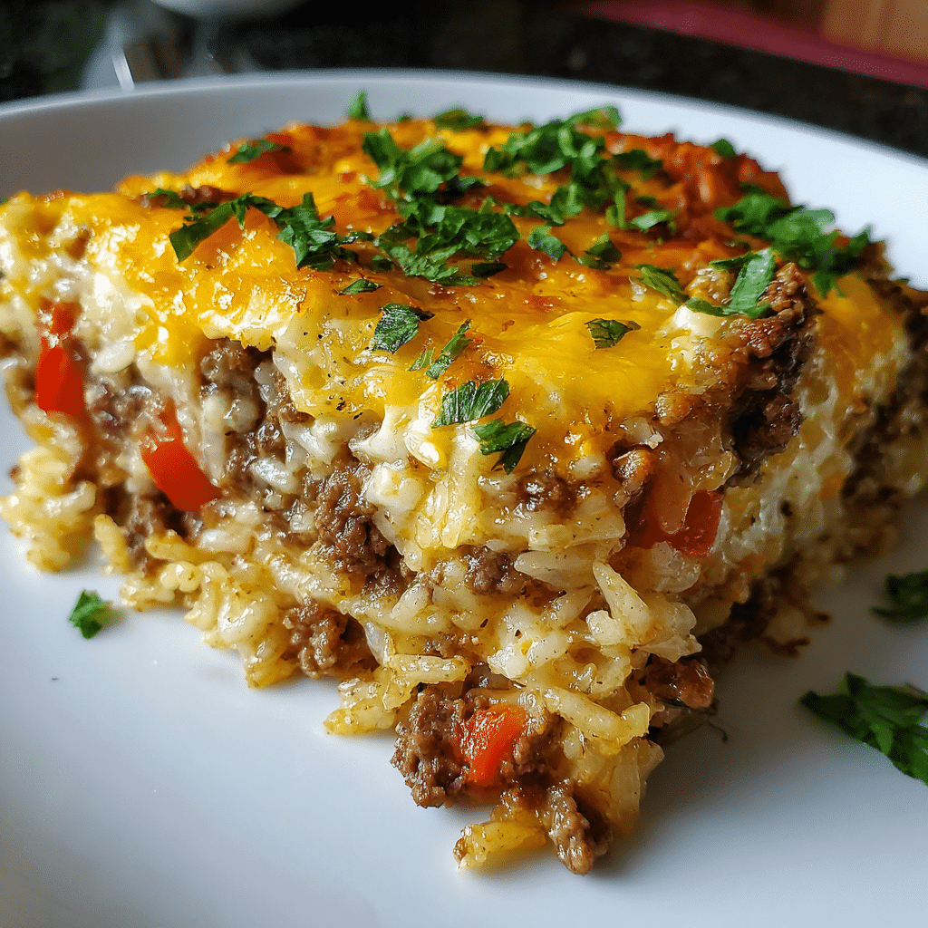 Ground Beef and Veggie Casserole