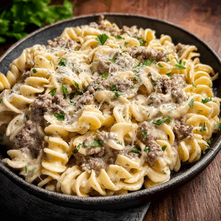 Hearty Ground Beef Pasta Recipe
