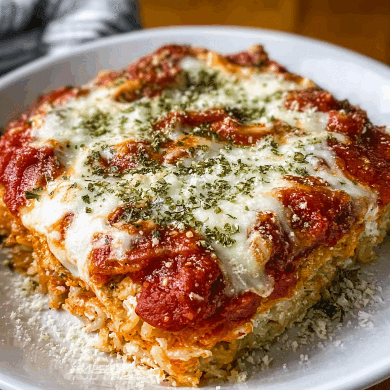 Quick Chicken Parmesan Casserole