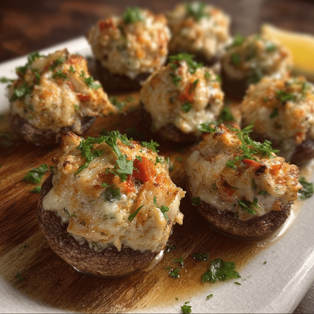 Red Lobster Crab Stuffed Mushrooms