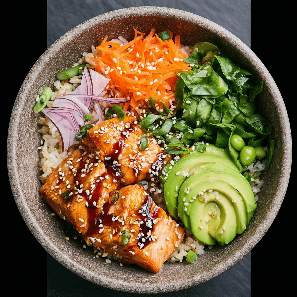 Salmon Rice Bowl Recipe