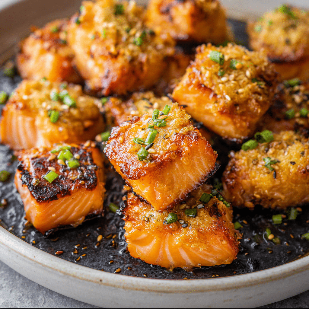Easy Salmon Bites Recipe Air Fryer