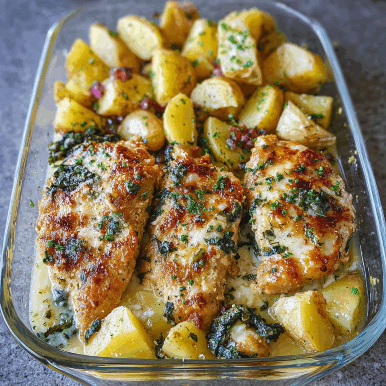 Garlic Parmesan Chicken and Potatoes