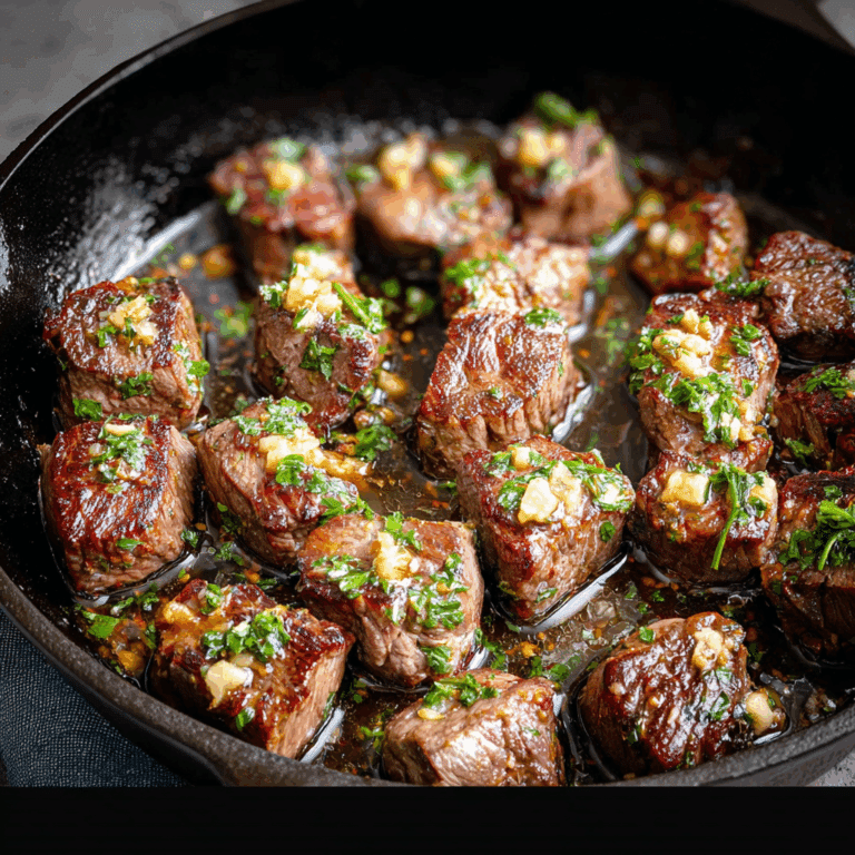 Juicy Garlic Butter Steak Bites