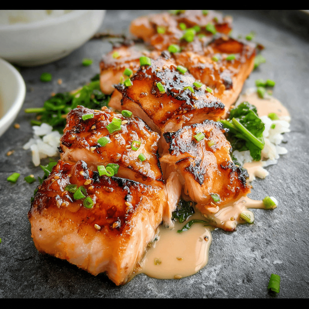 Savory Bang Bang Salmon Recipe
