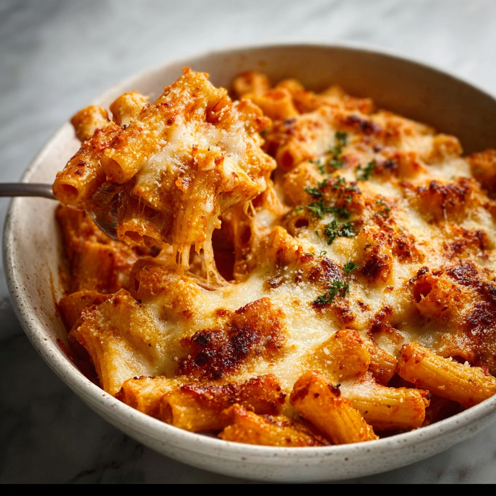 Ultimate Cheesy Baked Ziti Recipe