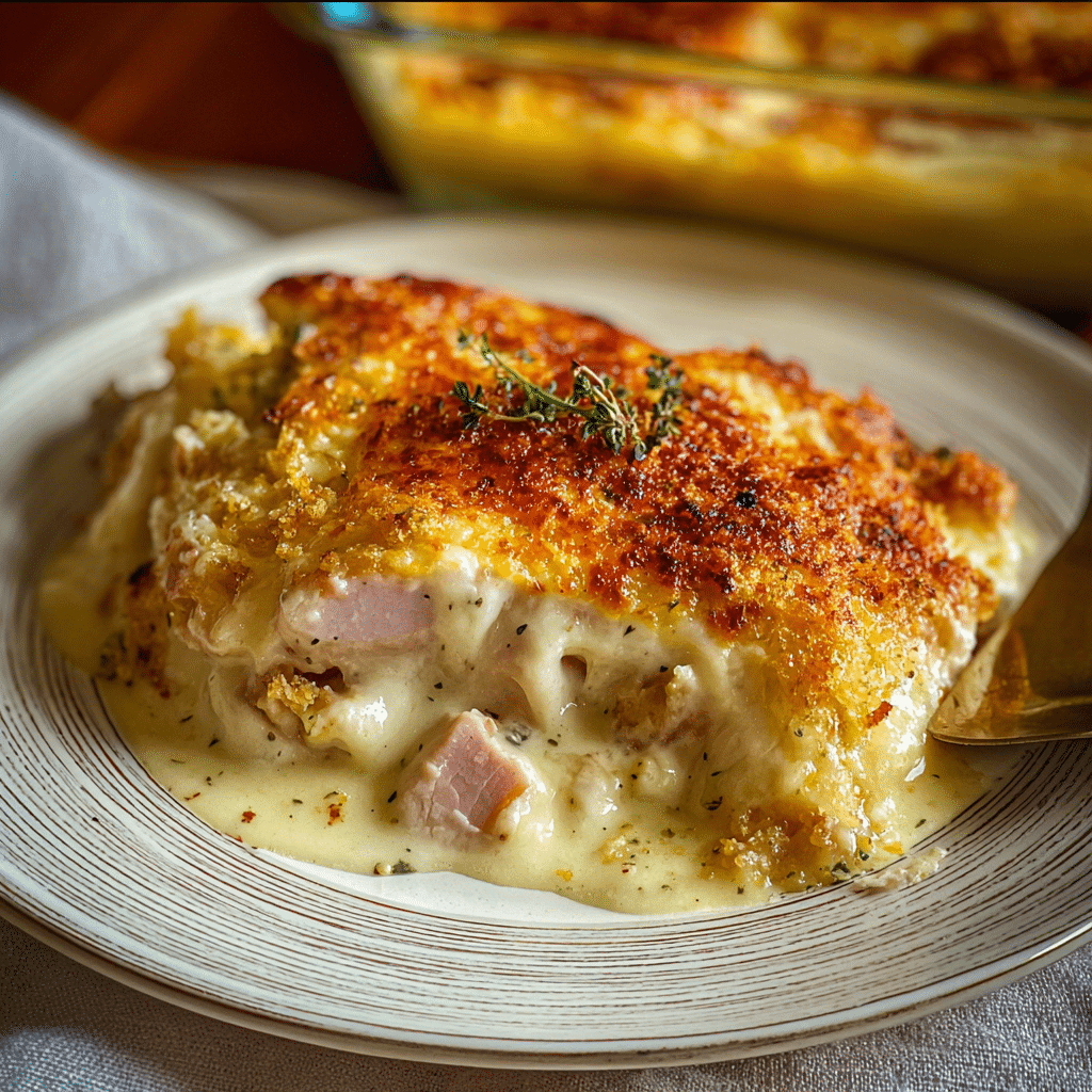 Chicken Cordon Bleu Casserole