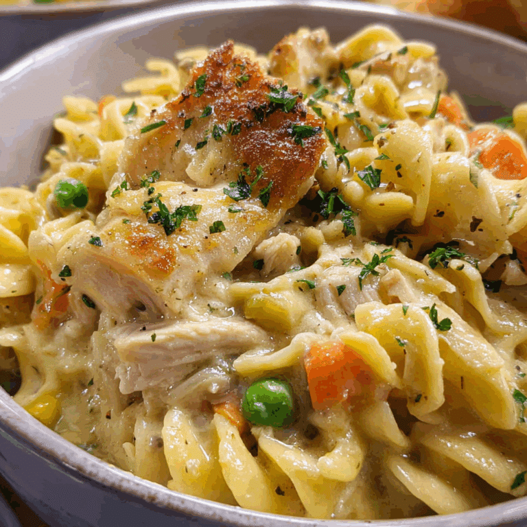 Chicken Pot Pie Pasta