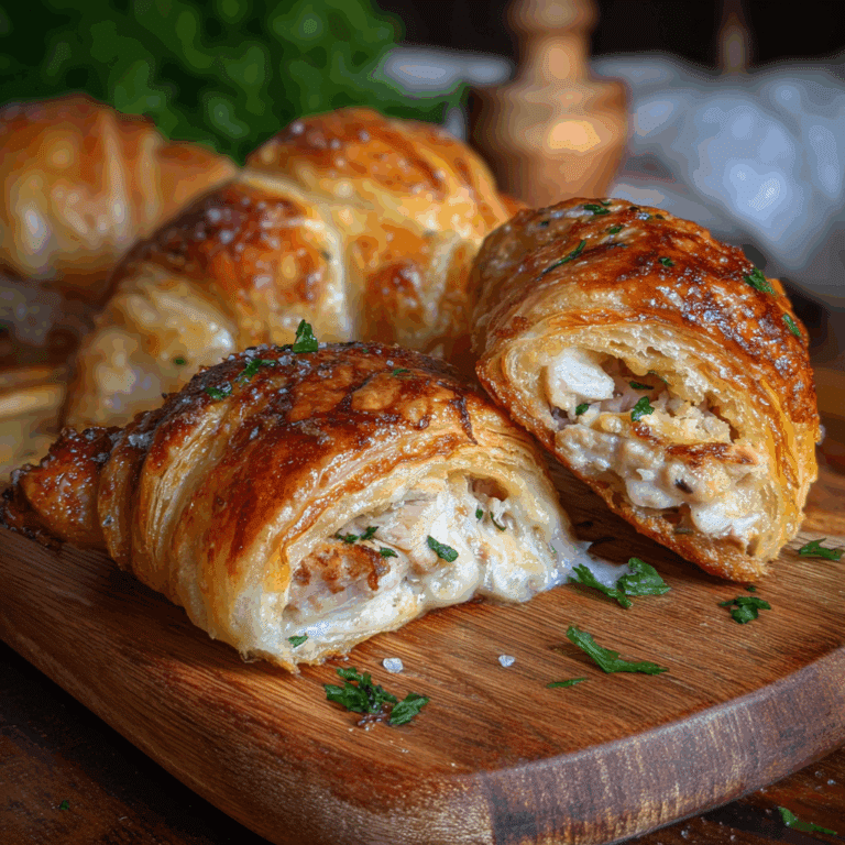 Chicken Stuffed Crescent Rolls